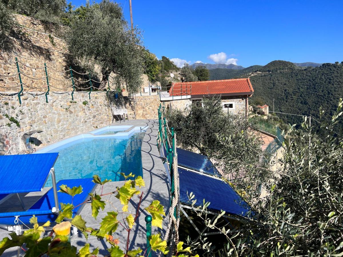 Villa Di Campagna Con Vista Mare 5 Camere Da Letto Pampara Luaran gambar