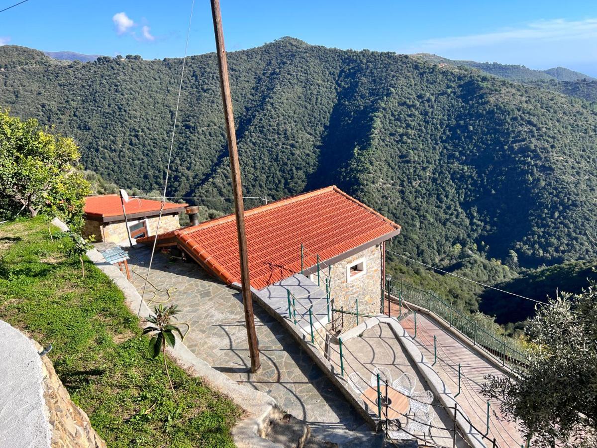 Villa Di Campagna Con Vista Mare 5 Camere Da Letto Pampara Luaran gambar