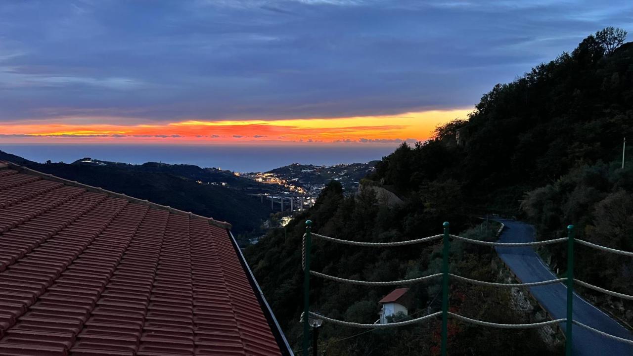 Villa Di Campagna Con Vista Mare 5 Camere Da Letto Pampara Luaran gambar